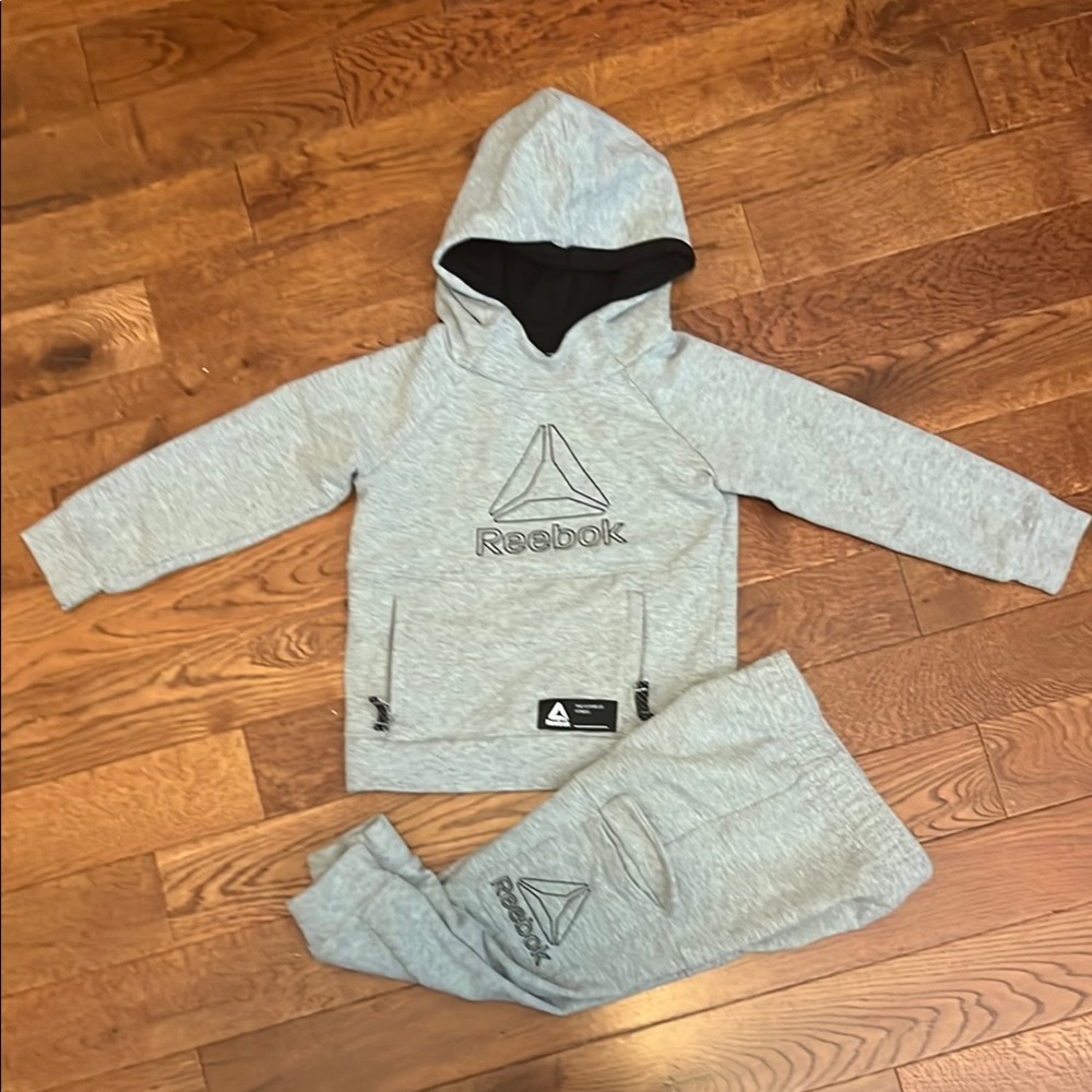 Reebok Light Gray Tracksuit for Kids